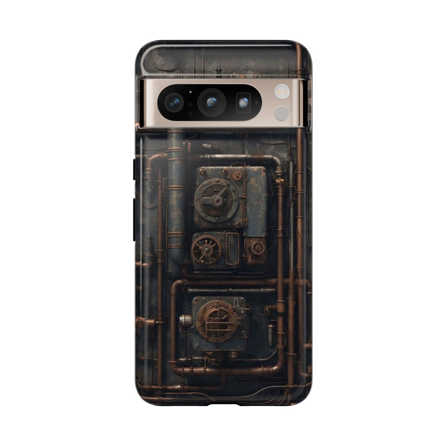 Diesel Punk Phone Case – Industrial Retro-Futuristic Design for iPhone, Samsung Galaxy, and Google Pixel Devices