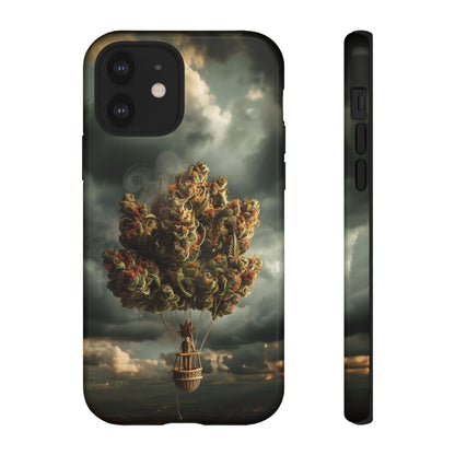 Cannabis Balloon Adventure Phone Case - For iPhone, Samsung Galaxy, and Google Pixel Devices