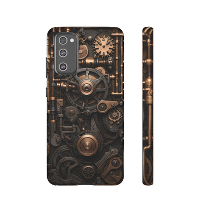 Steampunk Machine Phone Case – Victorian Gears Design for iPhone, Samsung Galaxy, and Google Pixel Devices