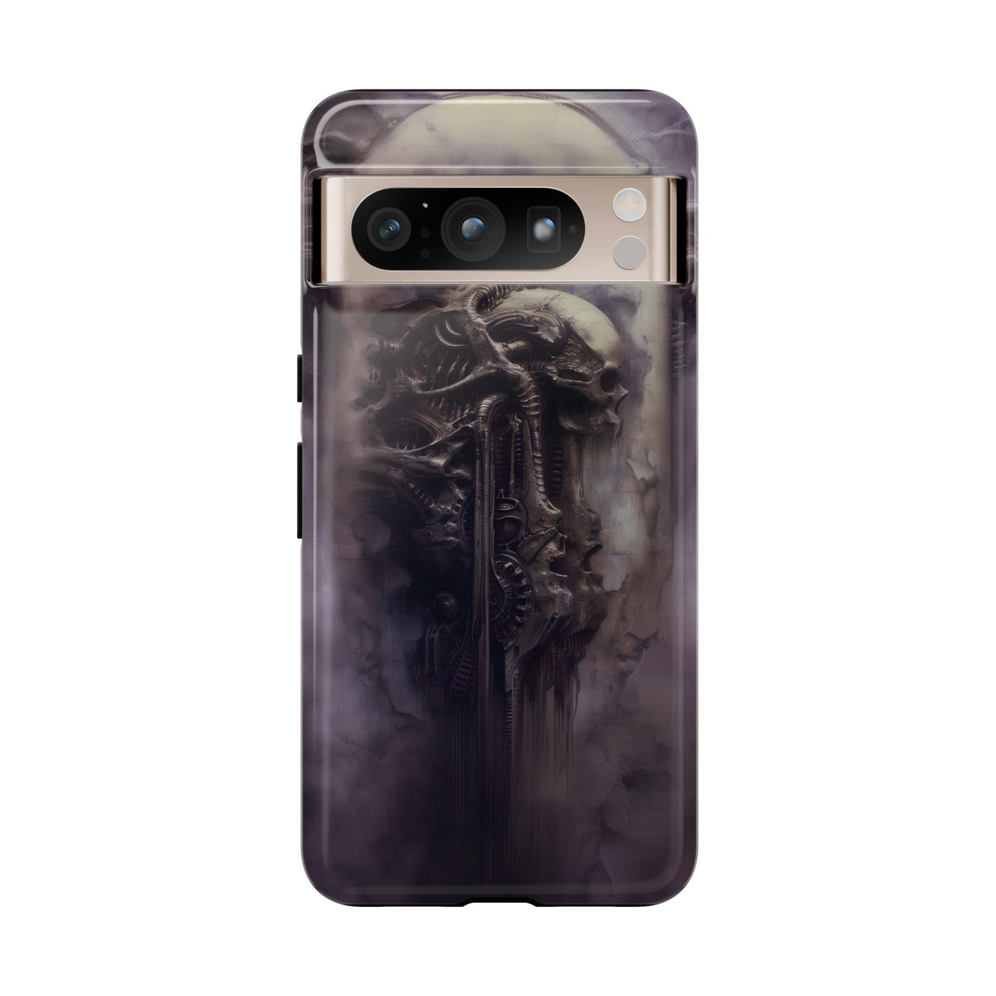 Dark Android Dream Phone Case – Futuristic Alien Horror Design for iPhone, Samsung Galaxy, and Google Pixel Devices