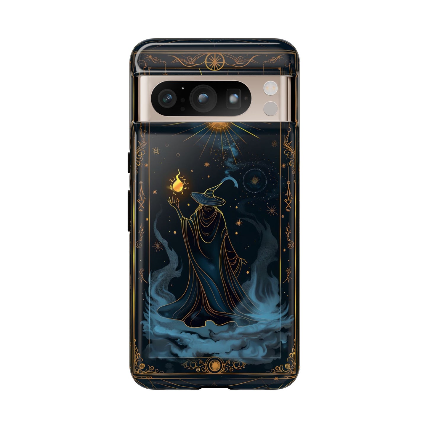 Enchanted Wizard Spellcaster Galaxy Phone Case - Mystical Wizardry Art For iPhone, Samsung Galaxy, and Google Pixel Devices