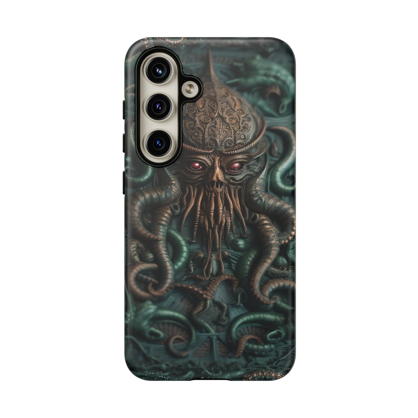 Nameless Dread Tough Phone Case – Lovecraftian Tentacle Horror Design for iPhone, Samsung Galaxy, and Google Pixel Devices