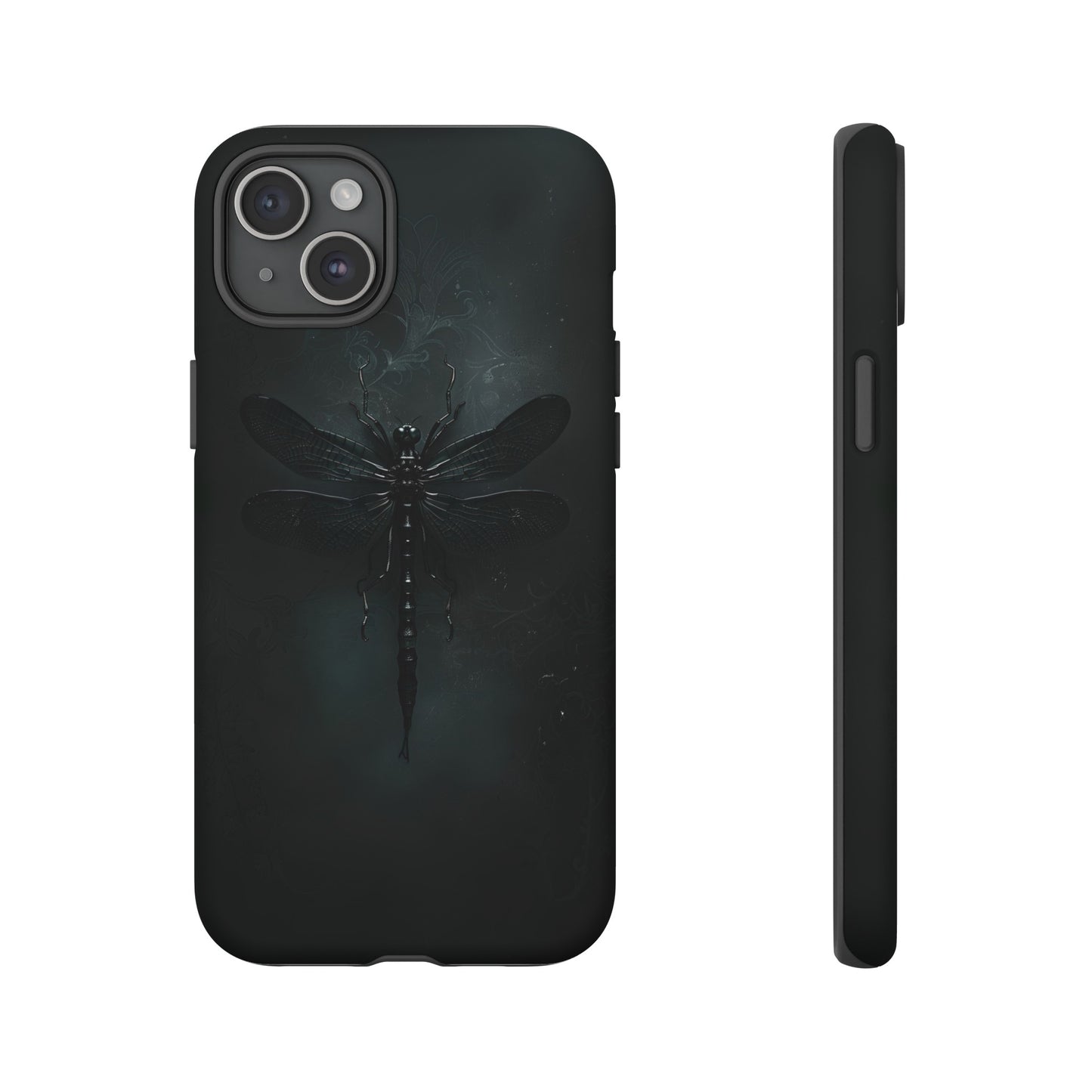 Gothic Dragonfly Phone Case – Dark Elegance Design for iPhone, Samsung Galaxy, and Google Pixel Devices