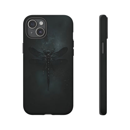 Gothic Dragonfly Phone Case – Dark Elegance Design for iPhone, Samsung Galaxy, and Google Pixel Devices