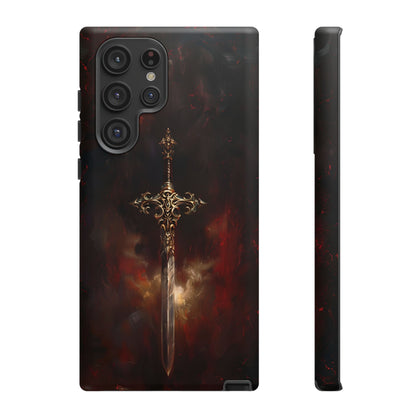 Epic Sword of Legends Phone Case - Dark Fantasy Art for iPhone, Samsung Galaxy, and Google Pixel Devices