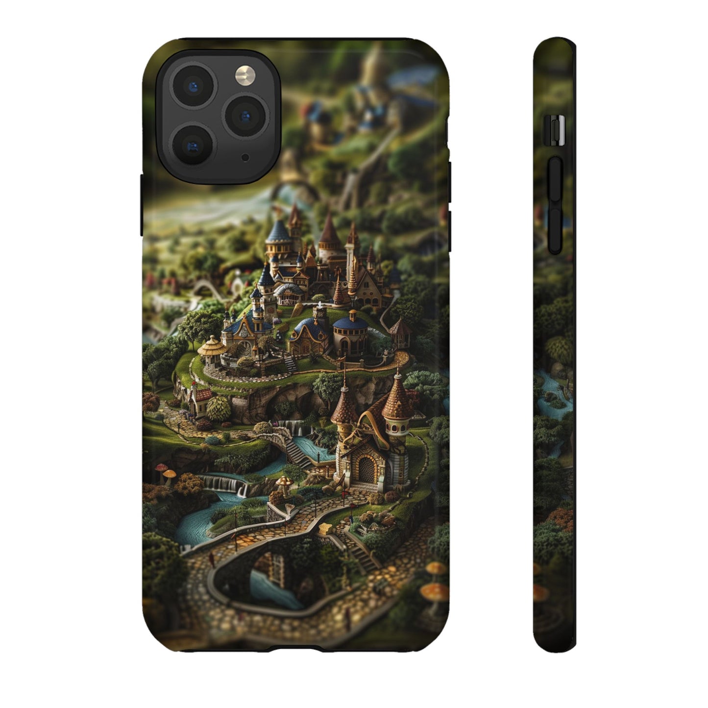 Fairy Kingdom Phone Case - Enchanted Castle Artwork for iPhone, Samsung Galaxy, and Google Pixel Devices