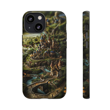 Fairy Kingdom Phone Case - Enchanted Castle Artwork for iPhone, Samsung Galaxy, and Google Pixel Devices