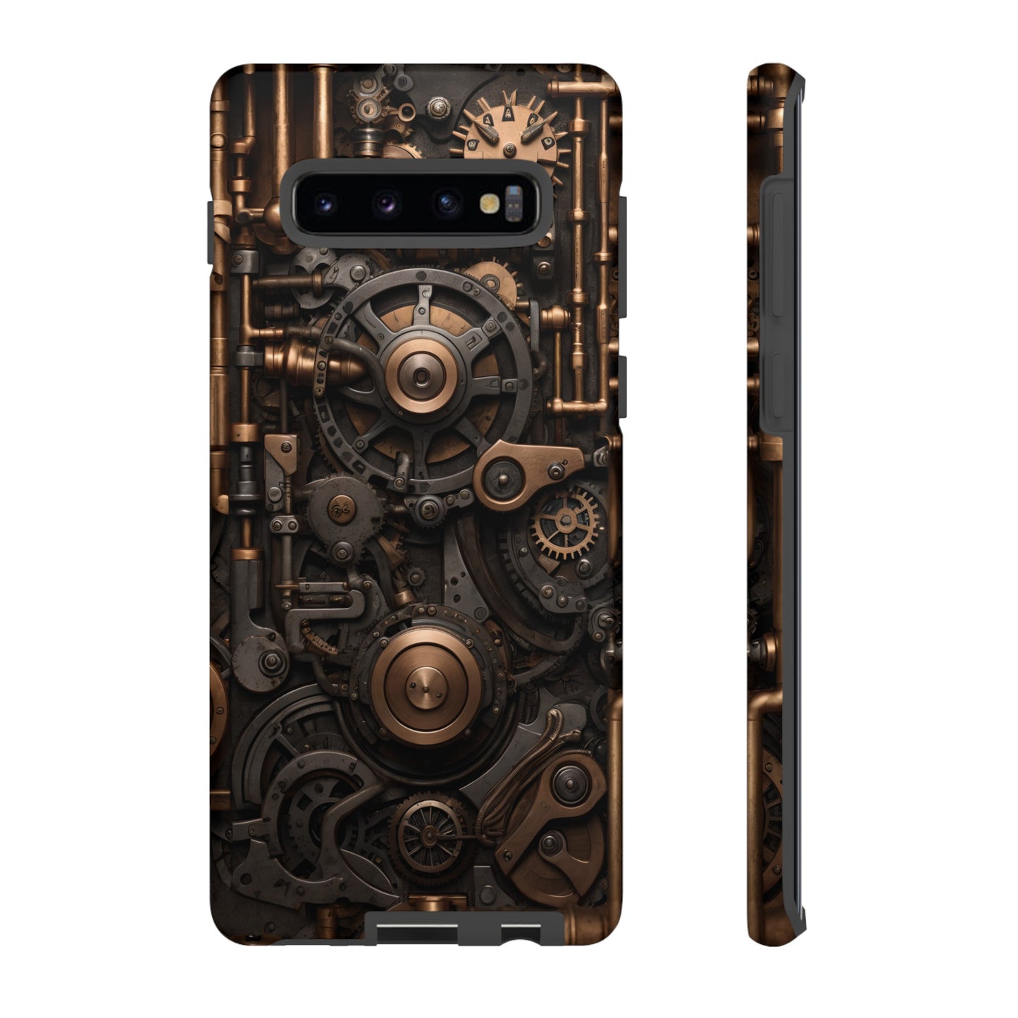 Steampunk Machine Phone Case – Victorian Gears Design for iPhone, Samsung Galaxy, and Google Pixel Devices