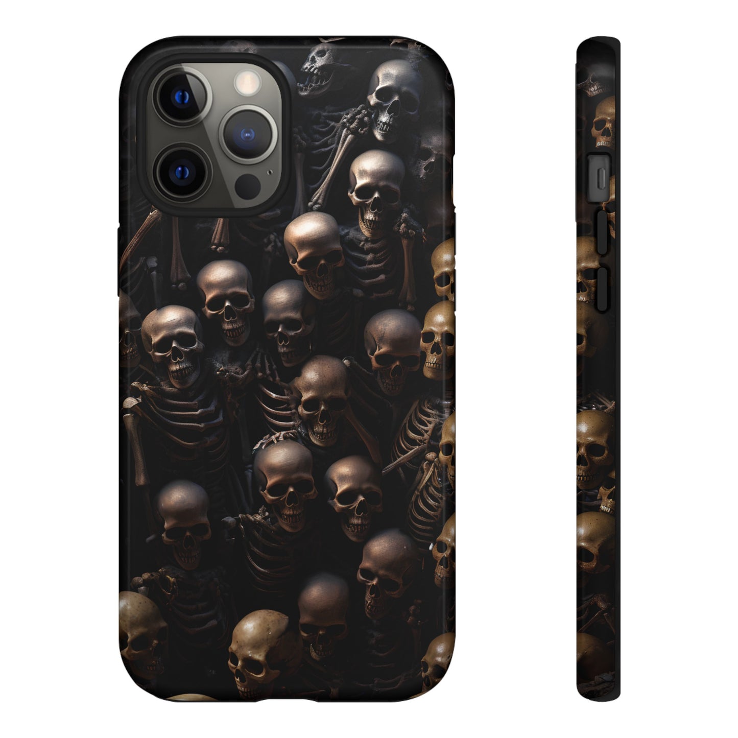 Skeletal Grave Phone Case – Halloween Horror Skeleton Design for iPhone, Samsung Galaxy, and Google Pixel Devices