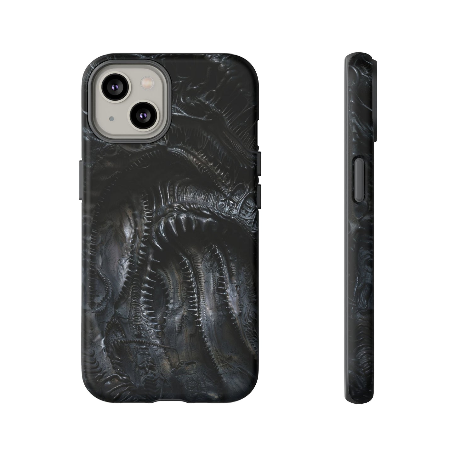 Surreal Biomechanical Phone Case - Gothic Sci-Fi Art for iPhone, Samsung Galaxy, and Google Pixel Devices