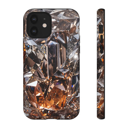 Crystalline Phone Case – Healing Crystal Quartz Design for iPhone, Samsung Galaxy, and Google Pixel Devices