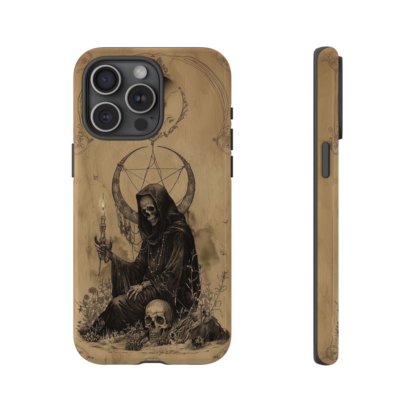 Gothic Reaper Phone Case - Dark Aesthetic Art for iPhone, Samsung, Google Pixel