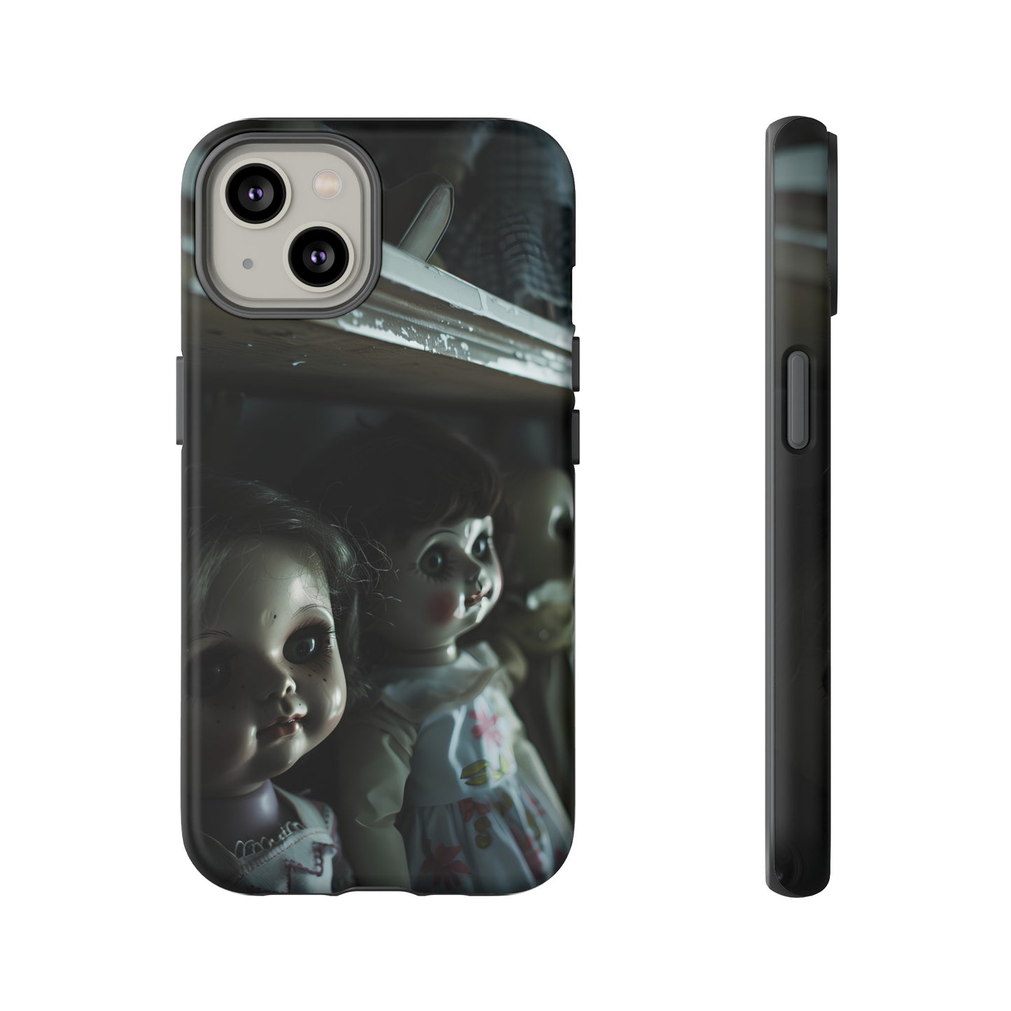 Creepy Dolls Phone Case – Eerie Vintage Doll Design for iPhone, Samsung Galaxy, and Google Pixel Devices