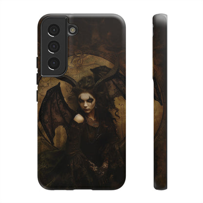 Demon Lilith Gothic Phone Case for iPhone, Samsung Galaxy, Google Pixel - Dark Fantasy Art