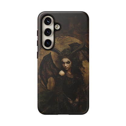 Demon Lilith Gothic Phone Case for iPhone, Samsung Galaxy, Google Pixel - Dark Fantasy Art