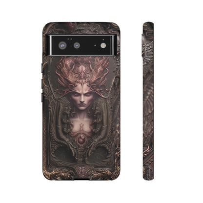 Dark Lilith Phone Case – Horned Hell Horror Design for iPhone, Samsung Galaxy, and Google Pixel Devices