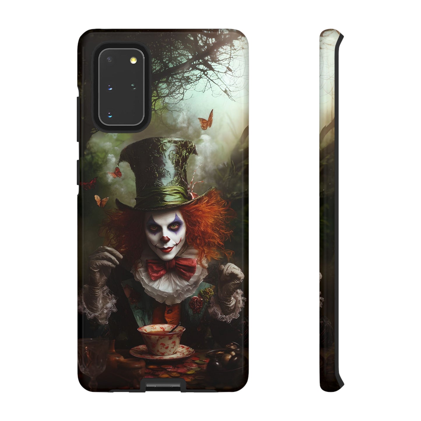 Mad Hatter Gothic Fantasy Phone Case - Dark Wonderland Design for iPhone, Samsung Galaxy, and Google Pixel Devices