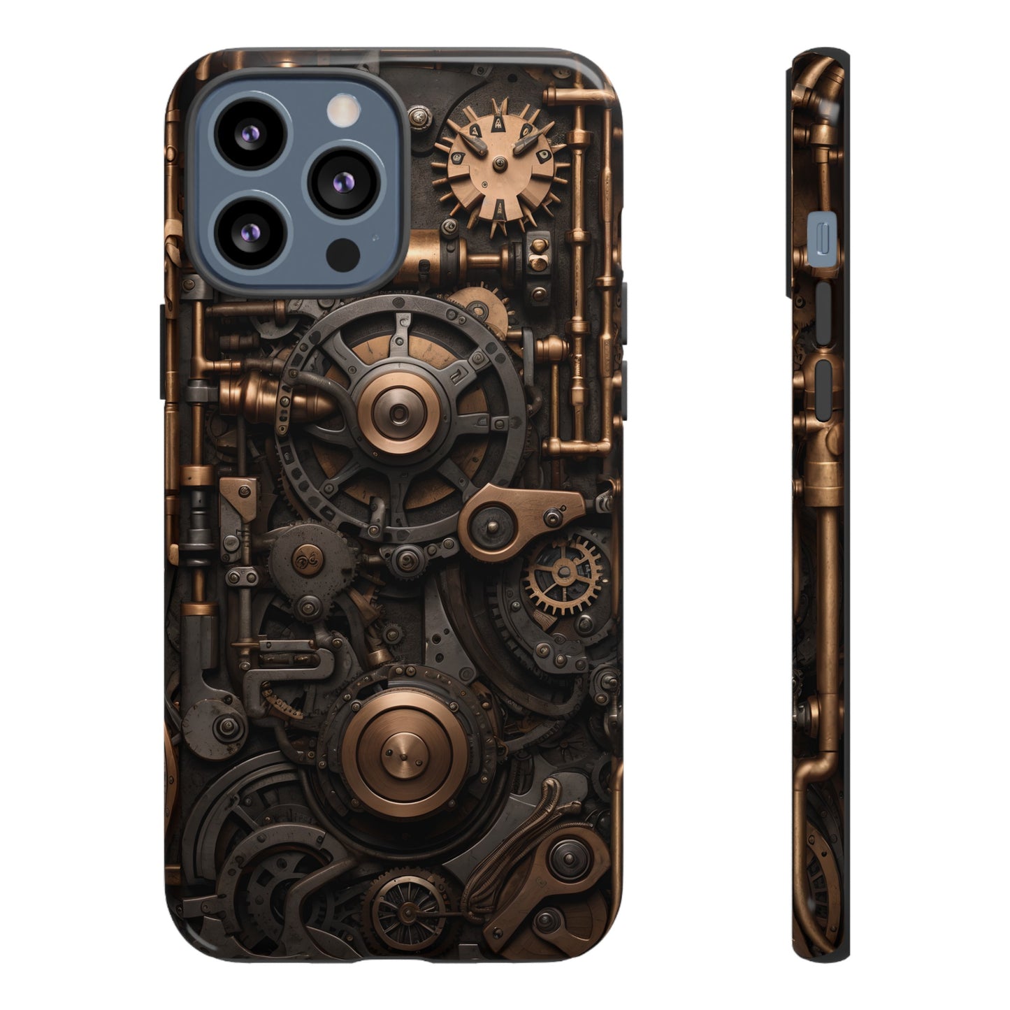 Steampunk Machine Phone Case – Victorian Gears Design for iPhone, Samsung Galaxy, and Google Pixel Devices