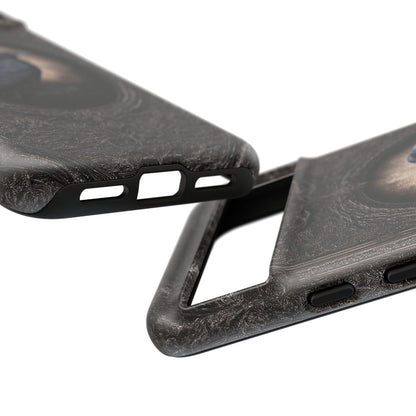 Gothic Raven Phone Case - Mysterious Dark Bird Design