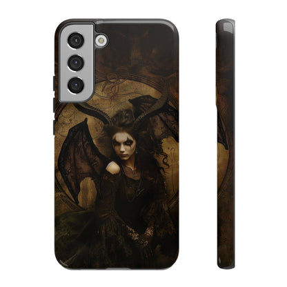 Demon Lilith Gothic Phone Case for iPhone, Samsung Galaxy, Google Pixel - Dark Fantasy Art