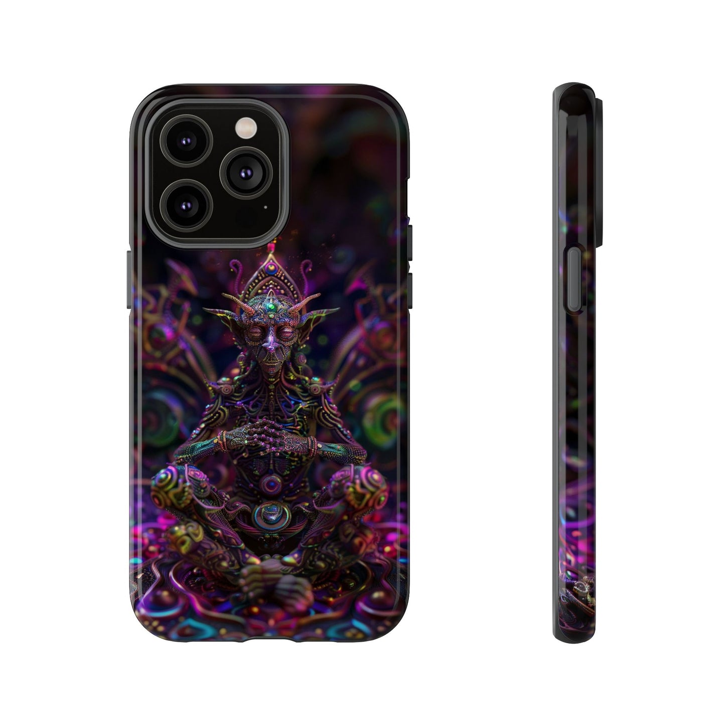 Mystical Machine Elf Phone Case - Psychedelic Vibes for iPhone, Samsung, Google Pixel