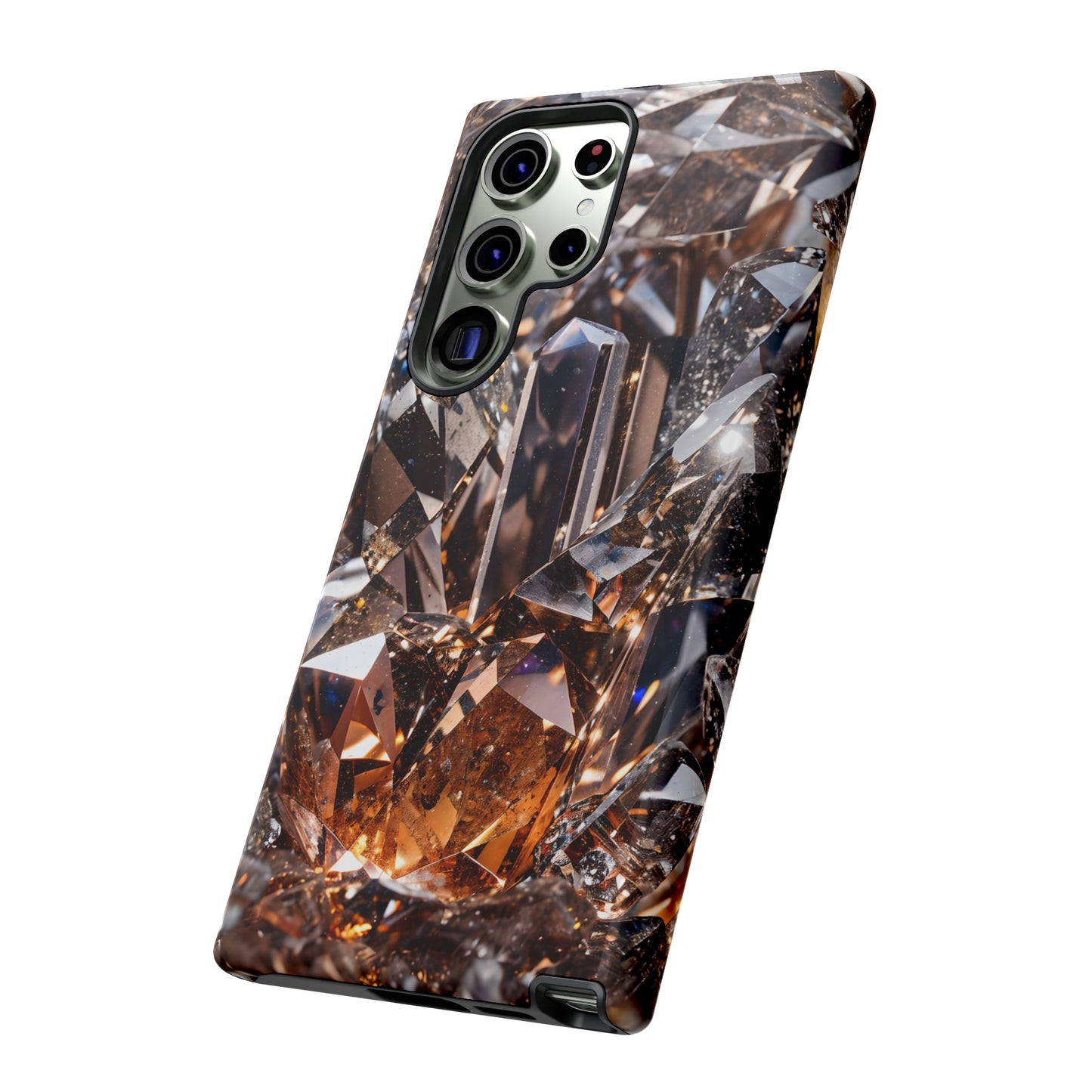 Crystalline Phone Case – Healing Crystal Quartz Design for iPhone, Samsung Galaxy, and Google Pixel Devices