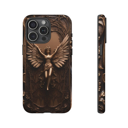 The Bronze Fairy Phone Case – Fantasy Faery Design for iPhone, Samsung Galaxy, and Google Pixel Devices