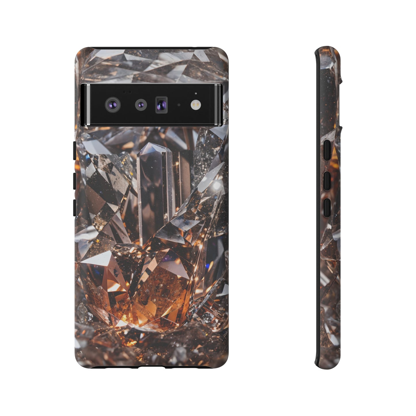 Crystalline Phone Case – Healing Crystal Quartz Design for iPhone, Samsung Galaxy, and Google Pixel Devices