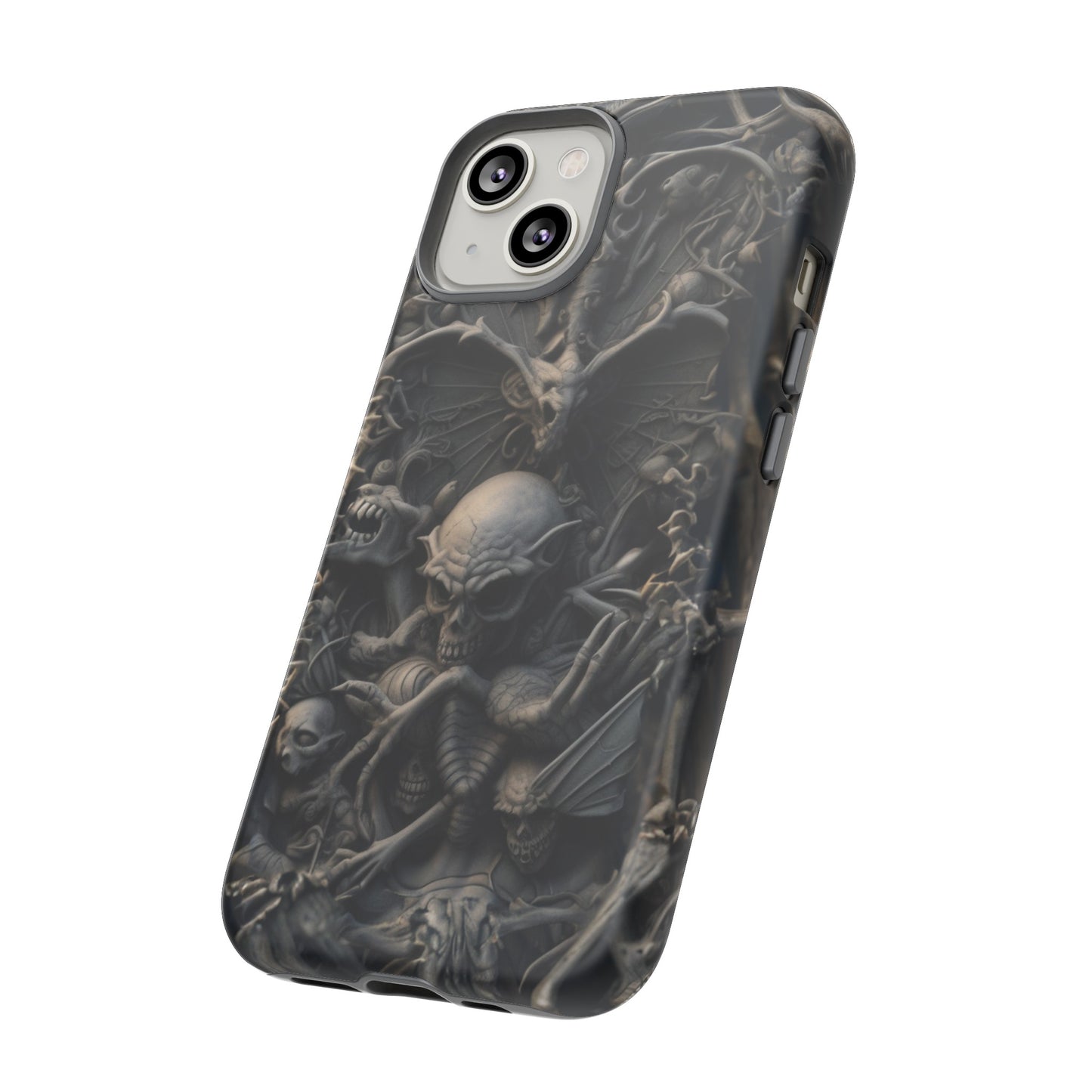 Those Who Dwell Below #1 Phone Case – Intricate Gothic Skeleton Design for iPhone, Samsung Galaxy, Google Pixel Devices