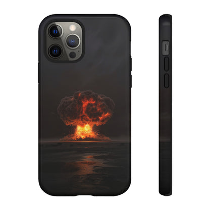 Atomic Explosion Phone Case - Dramatic Mushroom Cloud Design for iPhone and Samsung Galaxy Devices