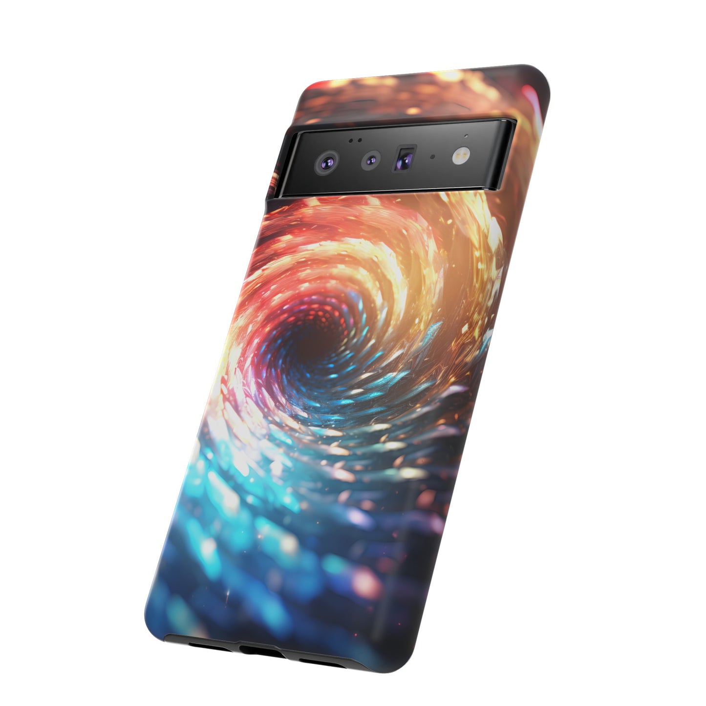 Crystal Portal of Light Phone Case – Vibrant Cosmic Design for iPhone, Samsung Galaxy, and Google Pixel Devices