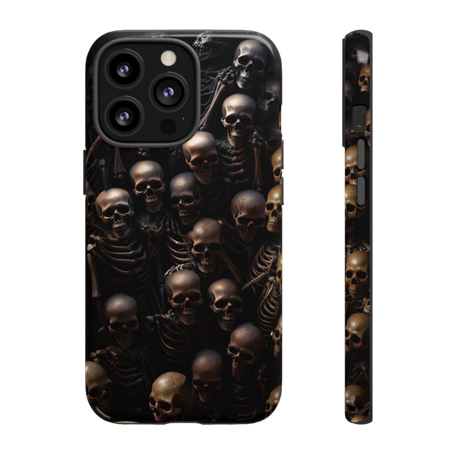 Skeletal Grave Phone Case – Halloween Horror Skeleton Design for iPhone, Samsung Galaxy, and Google Pixel Devices