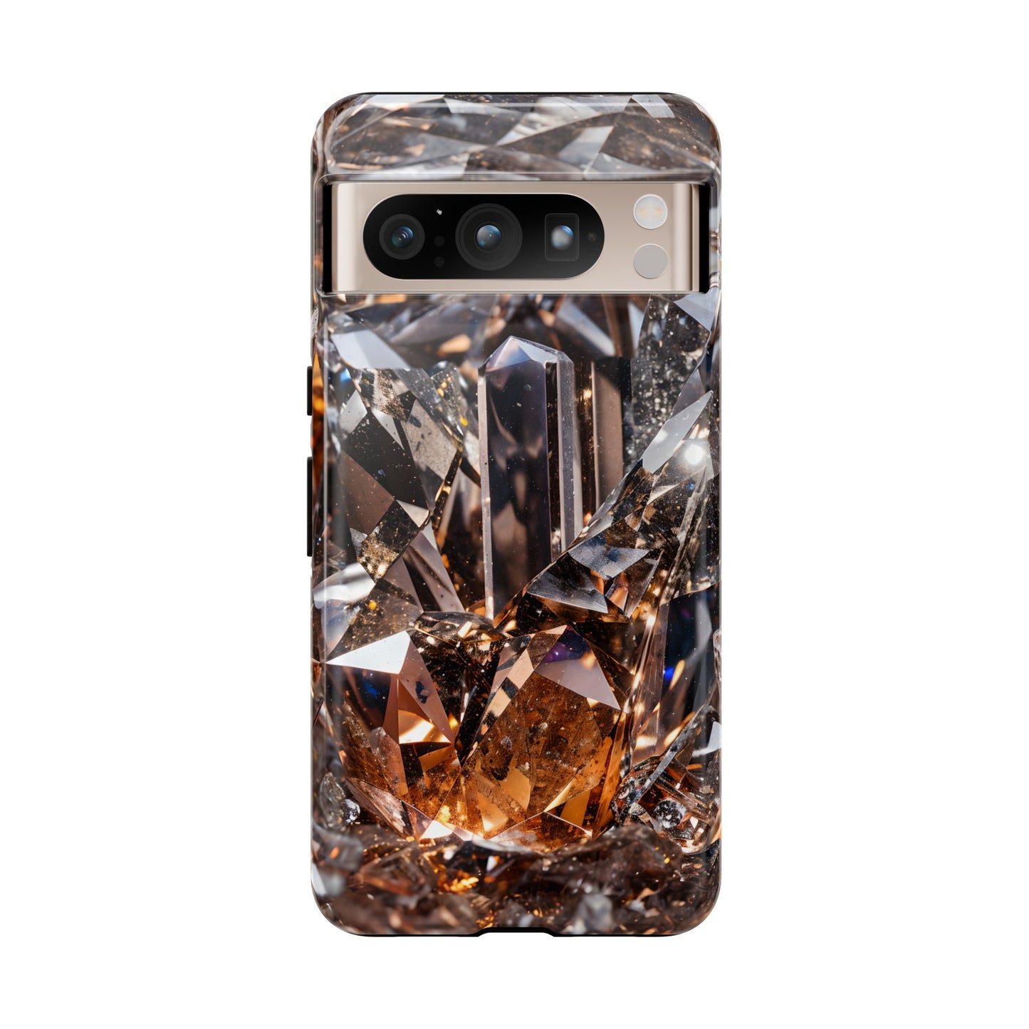 Crystalline Phone Case – Healing Crystal Quartz Design for iPhone, Samsung Galaxy, and Google Pixel Devices