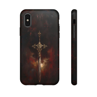 Epic Sword of Legends Phone Case - Dark Fantasy Art for iPhone, Samsung Galaxy, and Google Pixel Devices