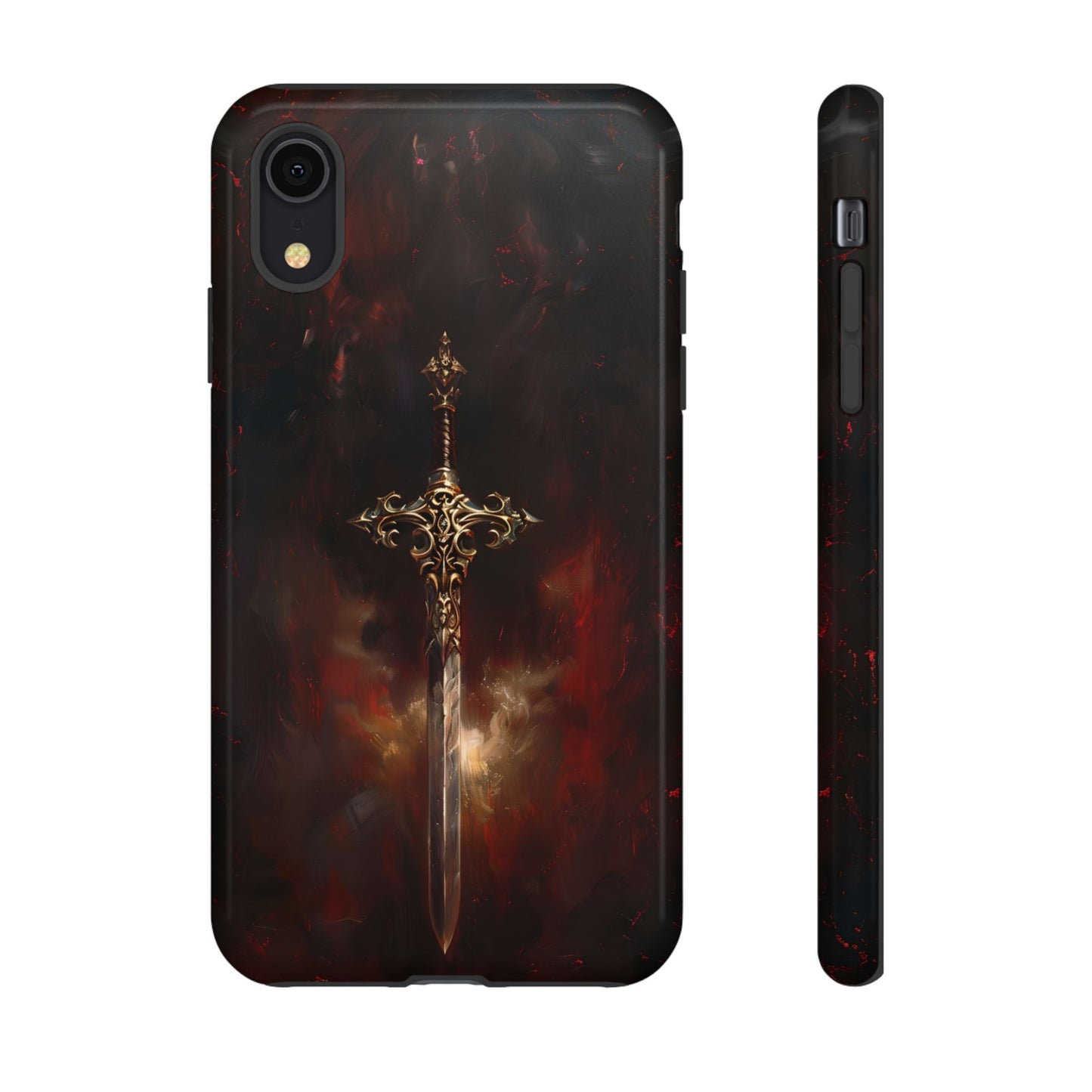 Epic Sword of Legends Phone Case - Dark Fantasy Art for iPhone, Samsung Galaxy, and Google Pixel Devices