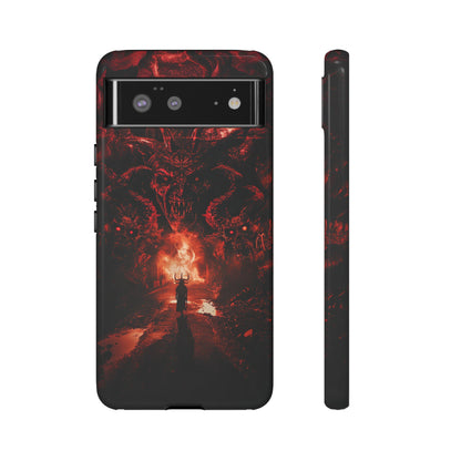 The Road to Hell Phone Case – Gothic Demon and Devil Design for iPhone, Samsung Galaxy, and Google Pixel Devices