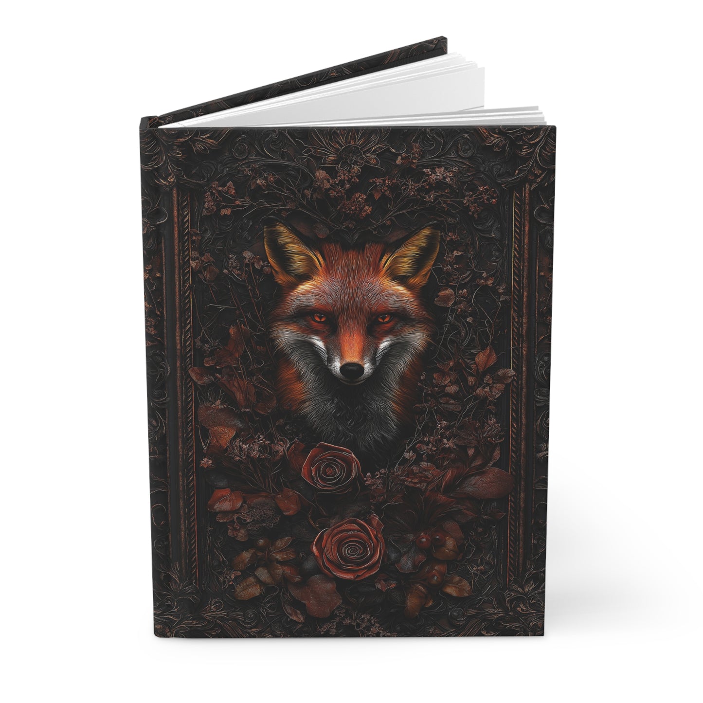 Fox in the Forest Hardcover Journal - Rustic Elegance for Writers and Dreamers