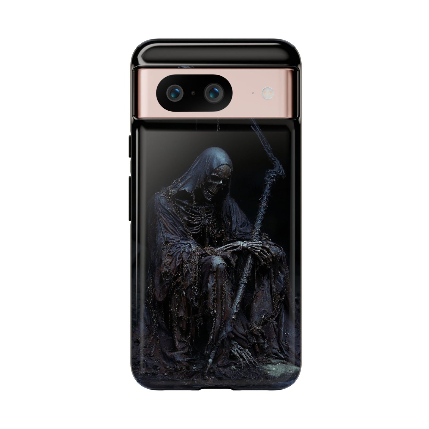 Dark Reaper Phone Case - Gothic Grim Reaper Art for iPhone, Samsung Galaxy, and Google Pixel Devices