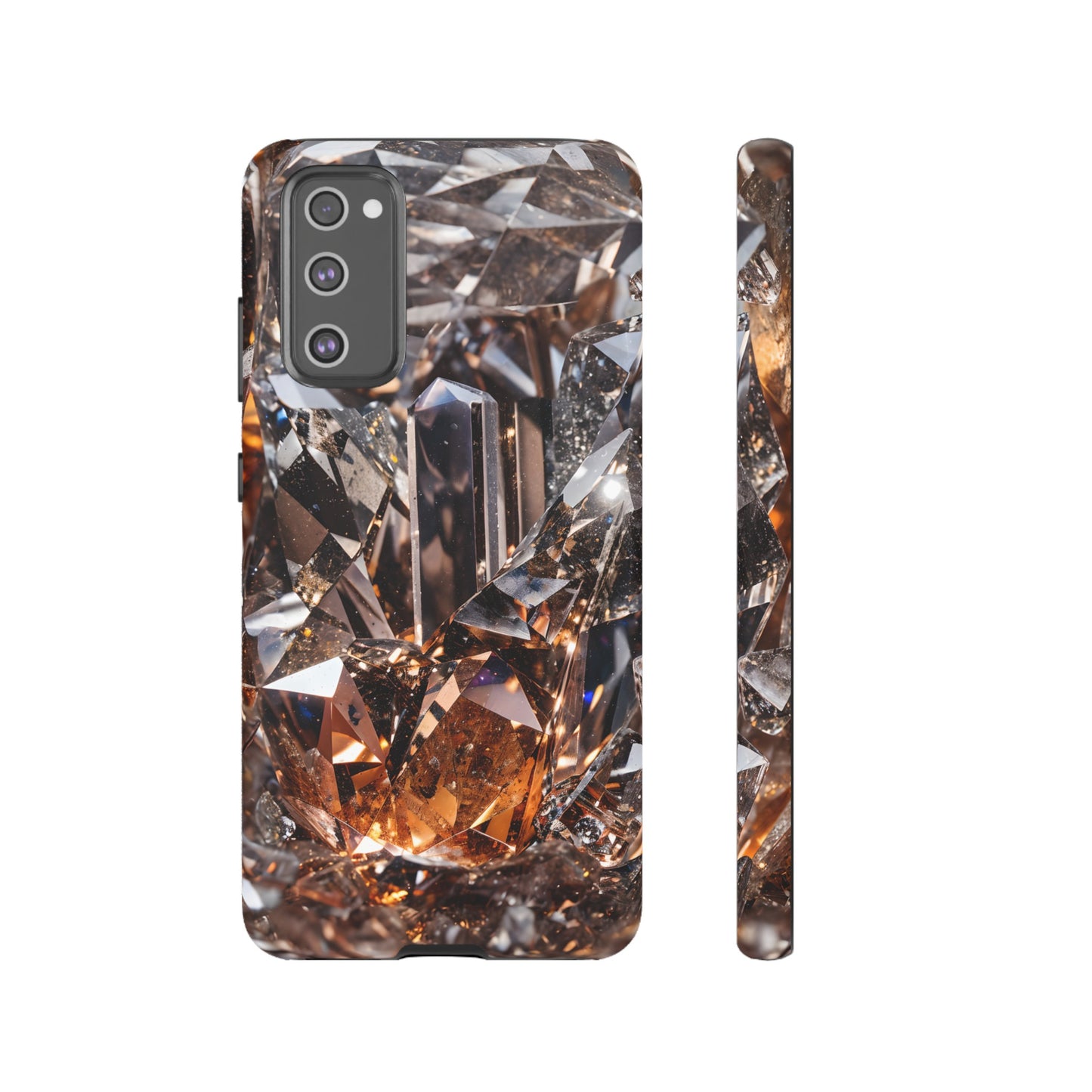 Crystalline Phone Case – Healing Crystal Quartz Design for iPhone, Samsung Galaxy, and Google Pixel Devices