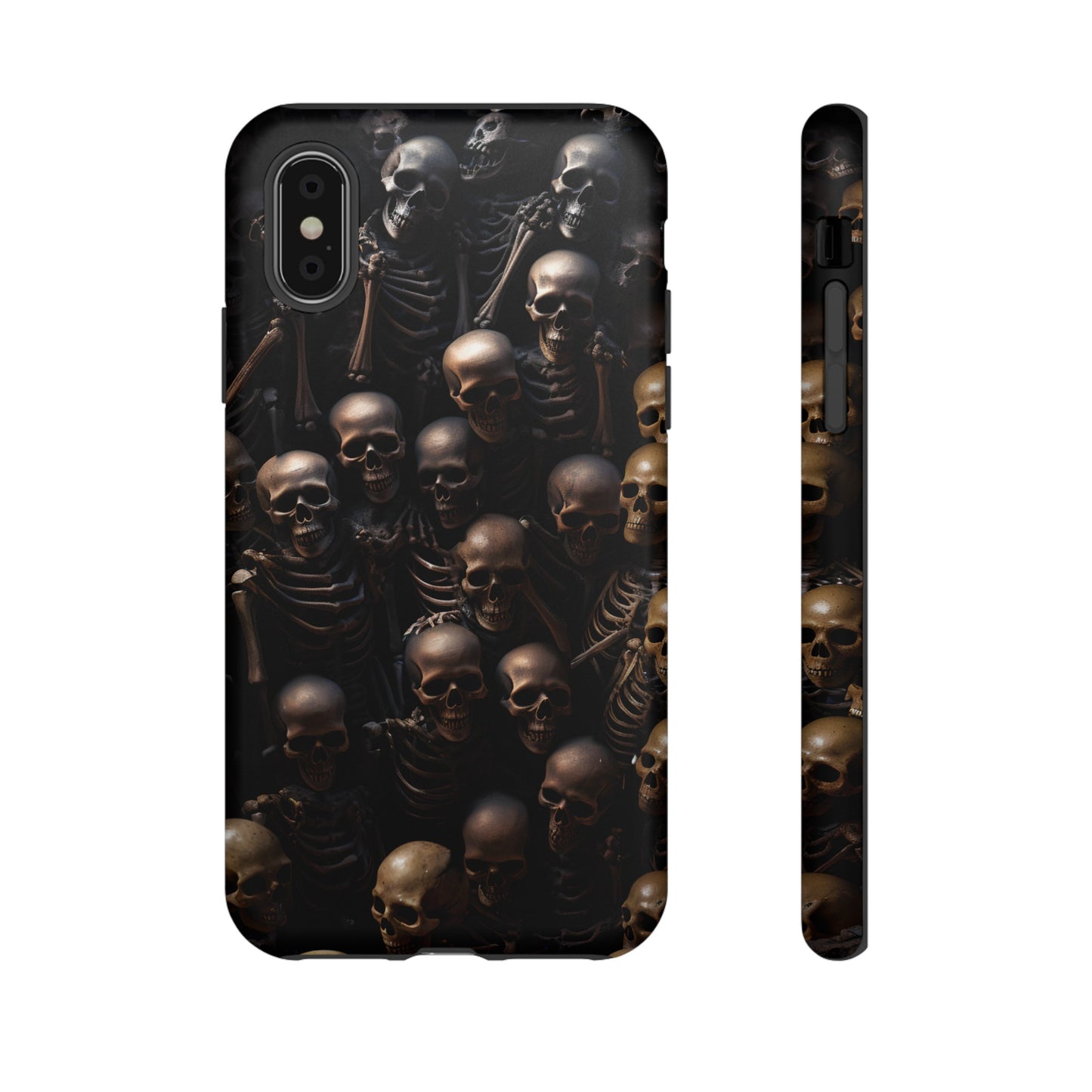 Skeletal Grave Phone Case – Halloween Horror Skeleton Design for iPhone, Samsung Galaxy, and Google Pixel Devices