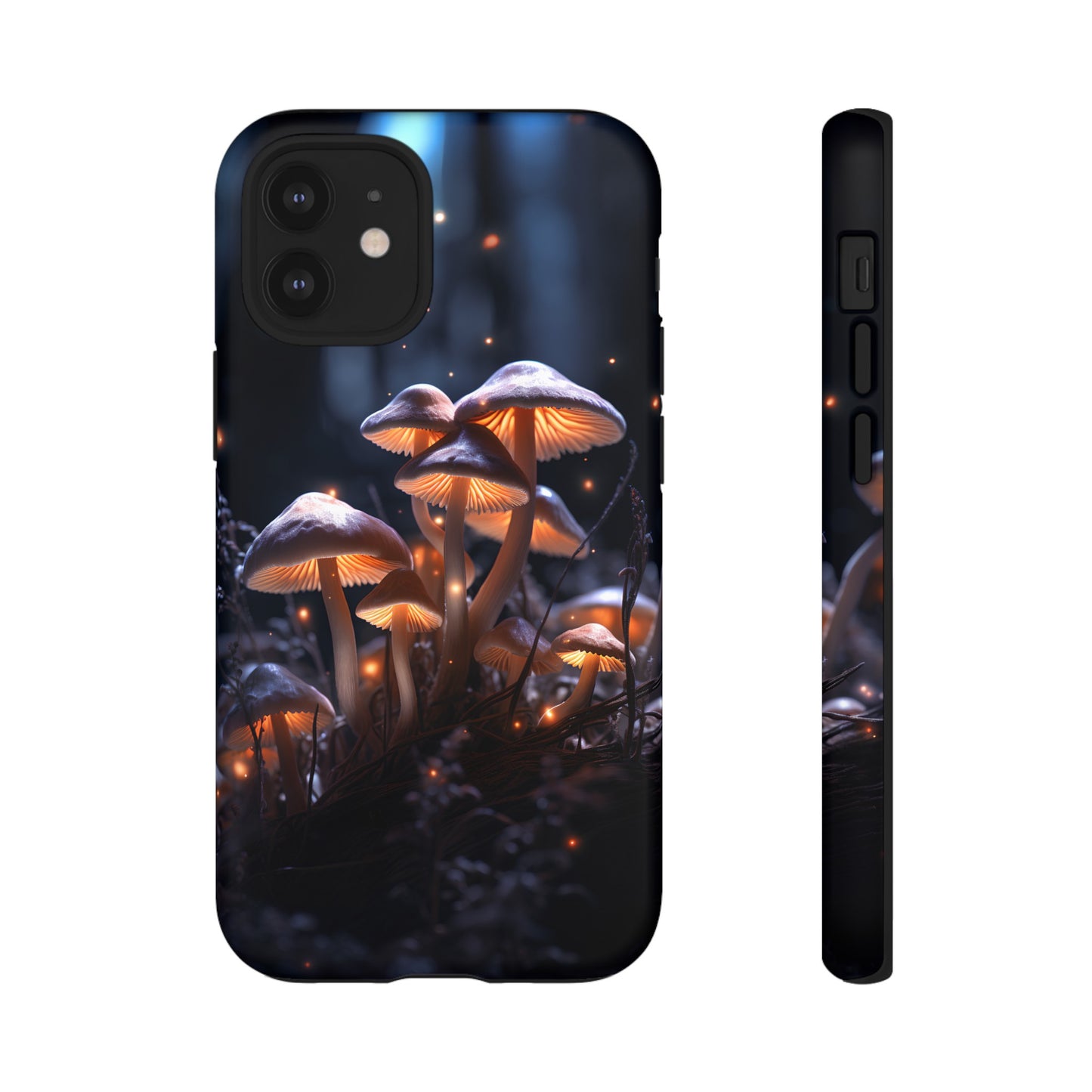 Glowing Mushrooms at Night Phone Case – Enchanting Fantasy Forest Design for iPhone, Samsung Galaxy, and Google Pixel Devices