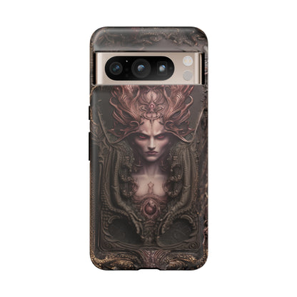 Dark Lilith Phone Case – Horned Hell Horror Design for iPhone, Samsung Galaxy, and Google Pixel Devices