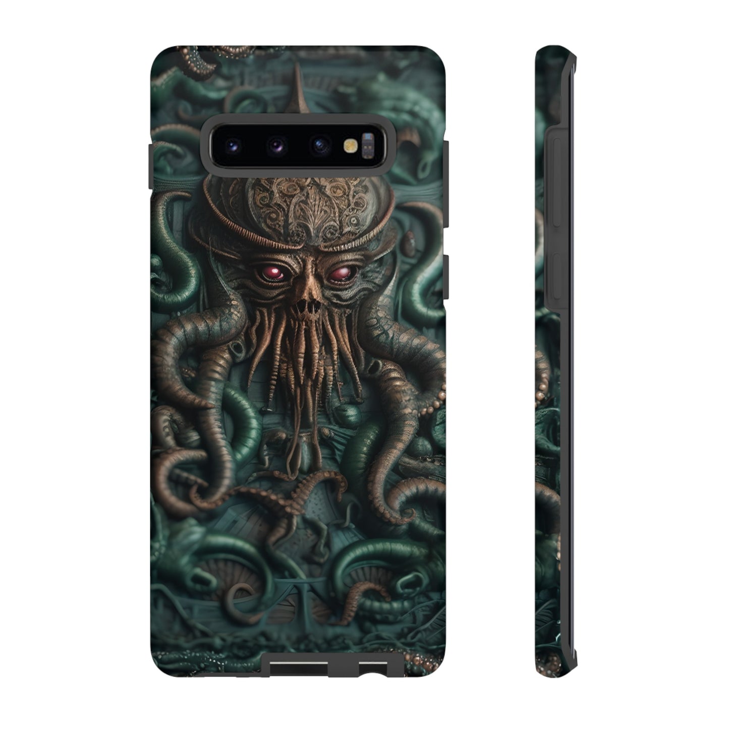 Nameless Dread Tough Phone Case – Lovecraftian Tentacle Horror Design for iPhone, Samsung Galaxy, and Google Pixel Devices