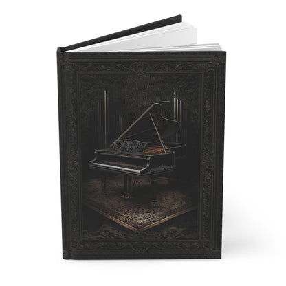 Grand Piano Elegance Hardcover Journal - For Music and Writing Lovers