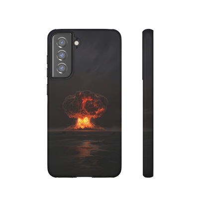 Atomic Explosion Phone Case - Dramatic Mushroom Cloud Design for iPhone and Samsung Galaxy Devices