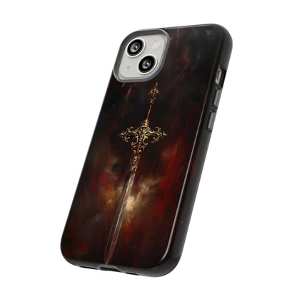 Epic Sword of Legends Phone Case - Dark Fantasy Art for iPhone, Samsung Galaxy, and Google Pixel Devices