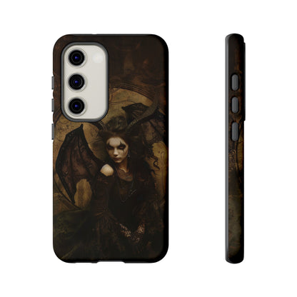 Demon Lilith Gothic Phone Case for iPhone, Samsung Galaxy, Google Pixel - Dark Fantasy Art