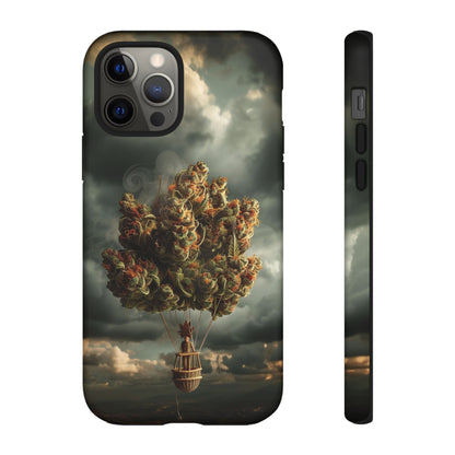 Cannabis Balloon Adventure Phone Case - For iPhone, Samsung Galaxy, and Google Pixel Devices