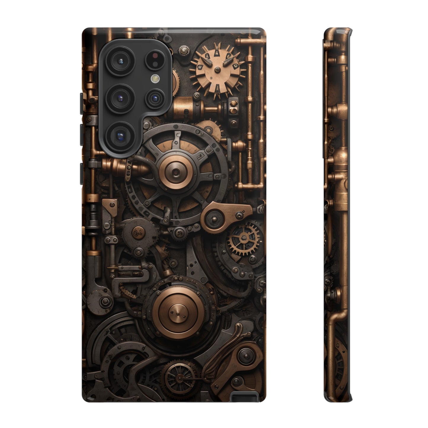 Steampunk Machine Phone Case – Victorian Gears Design for iPhone, Samsung Galaxy, and Google Pixel Devices