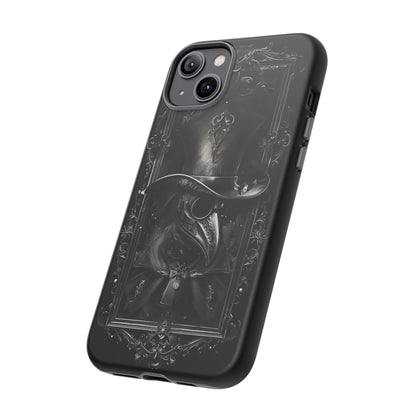 Gothic Plague Doctor Phone Case - Mysterious and Dark Design for iPhone, Samsung Galaxy, and Google Pixel Devices